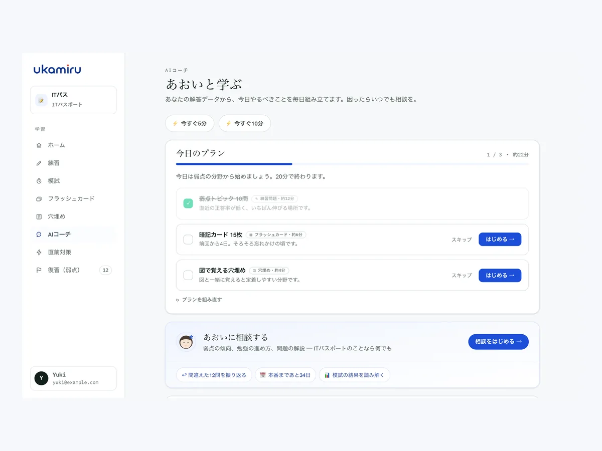 計画：今日やることを決める